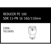 Marley Friatec Reducer PE100 SDR 11PN 16 160/11mm - T615695